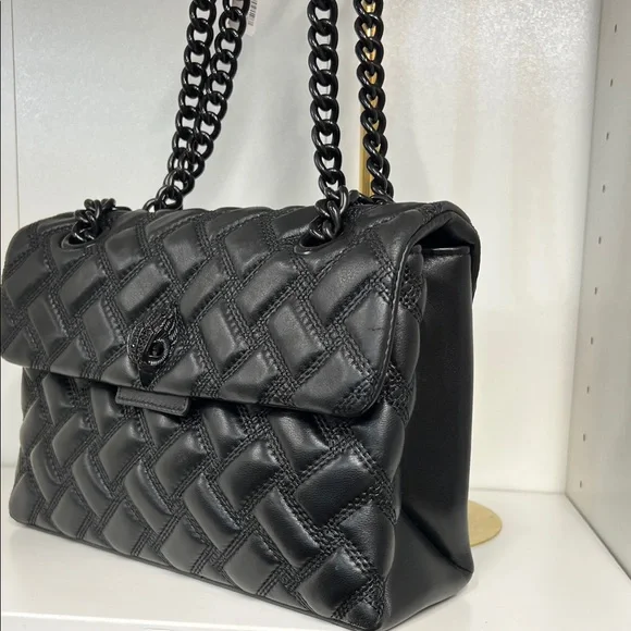 ๐ฅ๐ฅ Kurt Geiger London Kensington Quilted crossbody/ Shoulder Bag - Black - Picture 5 of 16
